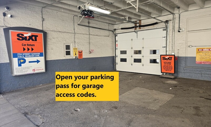 Image 2: Parking at 710 S. Wabash Ave. Garage [Check Pass Need To Know for A...