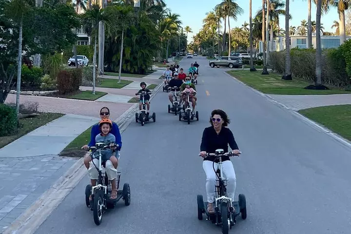Private Trike and Moped Tour of Downtown Naples Florida