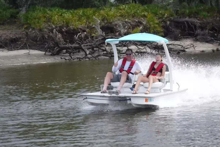 Drive Our Exciting 2 man Go Cat Boat in Downtown Naples - Primary Image
