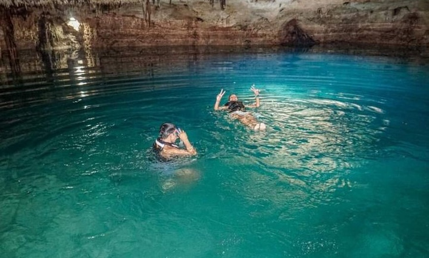 Image 14: Cancún Jungle Combo: ATV+Ziplines+ Cenote swim+ FREE Horse Ride