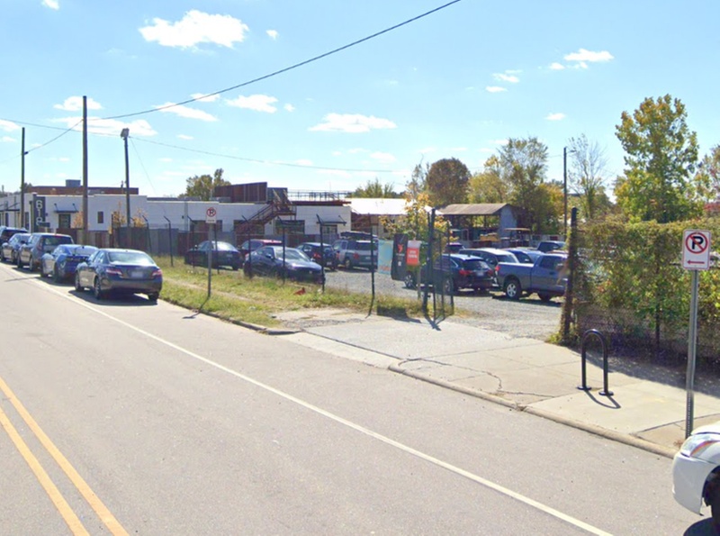 Parking at 506 Ramseur St. Lot