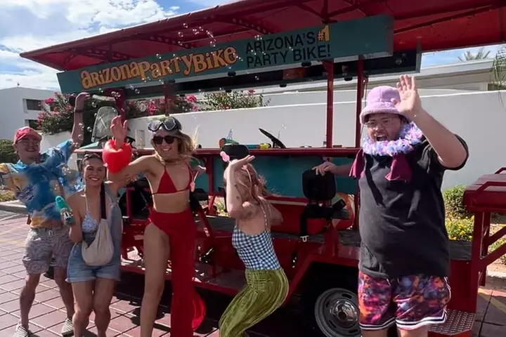 Old Town Scottsdale Party Bike Bar Crawl and Pool Party