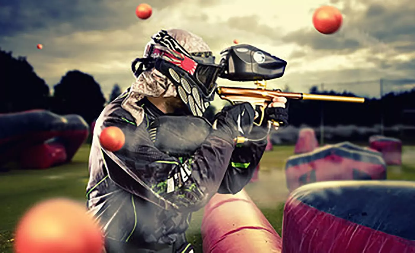 $50 For A Paintball Package #1 For 2 People-Includes Admission, Air...