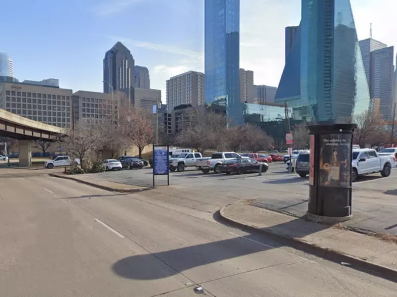 Parking at 1100 McKinney Ave. Lot