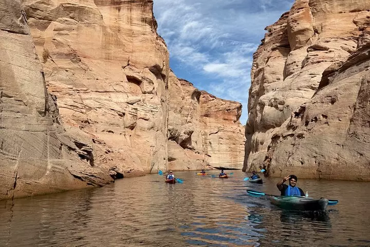 Kayak Antelope Canyon and hike, at Lake Powell