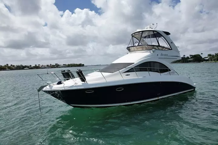 Miami Beach Private Tour Aboard 40ft Luxury Yacht with Captain! - Primary Image