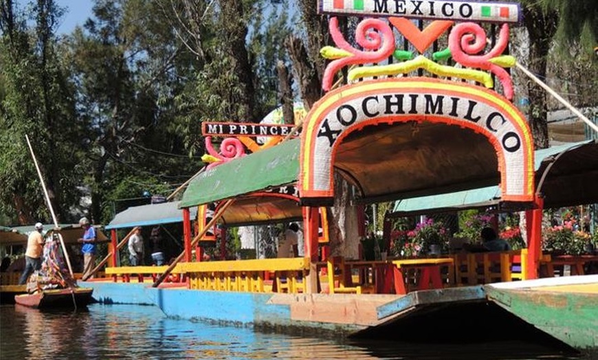 Image 6: Xochimilco floating gardens, Coyoacan and UNAM murals