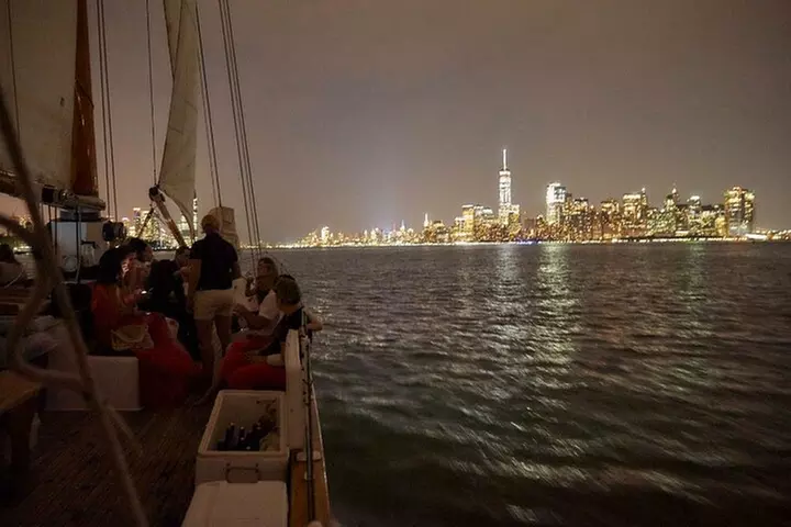 New York City Skyline Night Sailboat Tour - Primary Image
