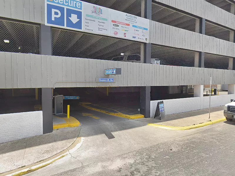 Parking at Dobie Garage - Second Medium