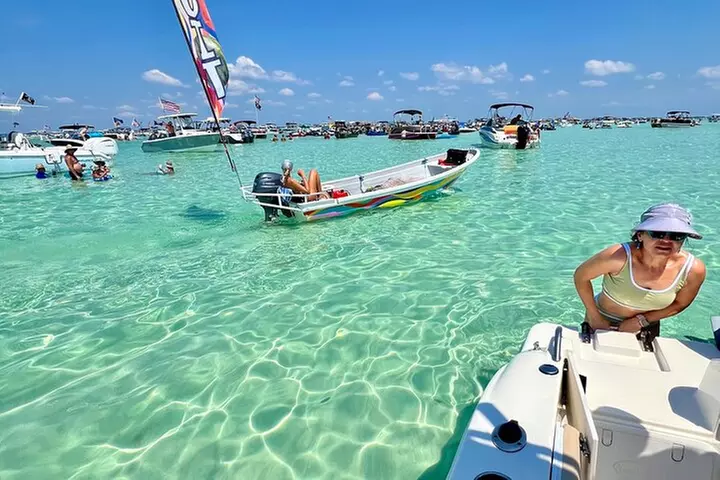 Destin Private Boat Tours Dolphin Crab Island Snorkel Sunset