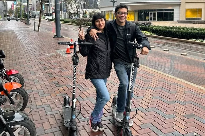 Downtown Dallas Sightseeing Self Guided Tour S2 Pro E Scooter