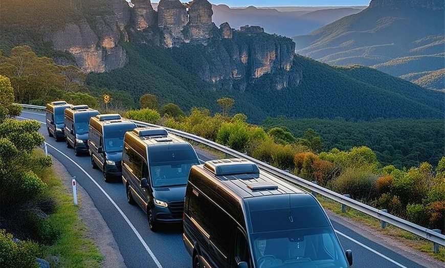 Image 2: Blue Mountains Mercedes Tour: Cockatoos, Cascades & Scenic World