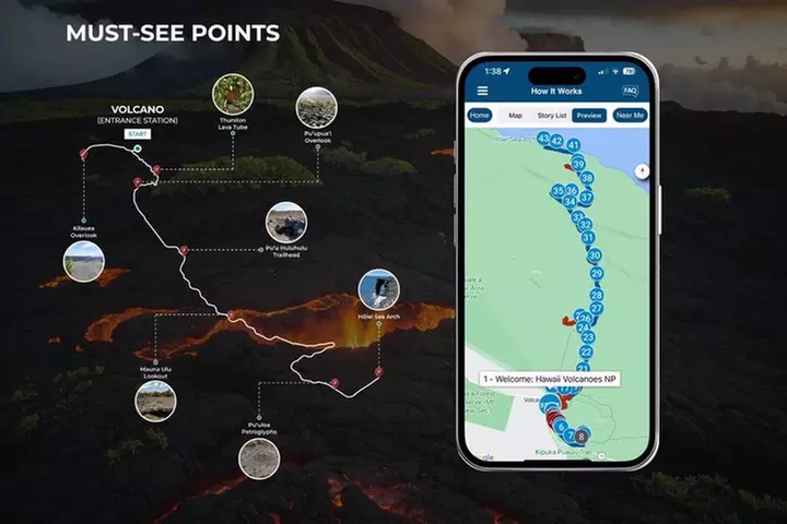 Hawaii Volcanoes National Park Self-Guided Driving Audio Tour