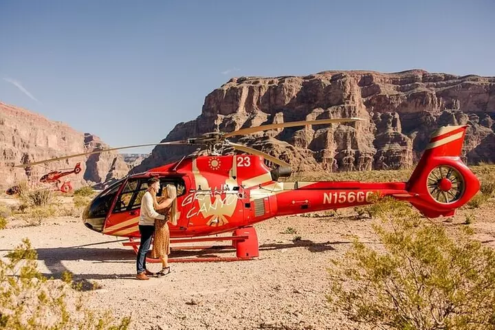 Grand Canyon Helicopter Tour with Hoover Dam & Champagne Toast