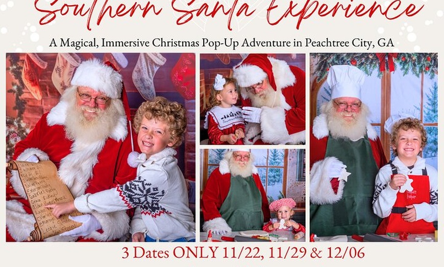 Image 1: Magical Southern Santa Experience Pop Up in Peachtree City