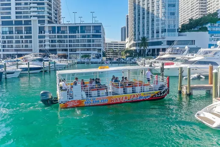 Maimi Water Taxi on Biscayne Bay to & from South Beach