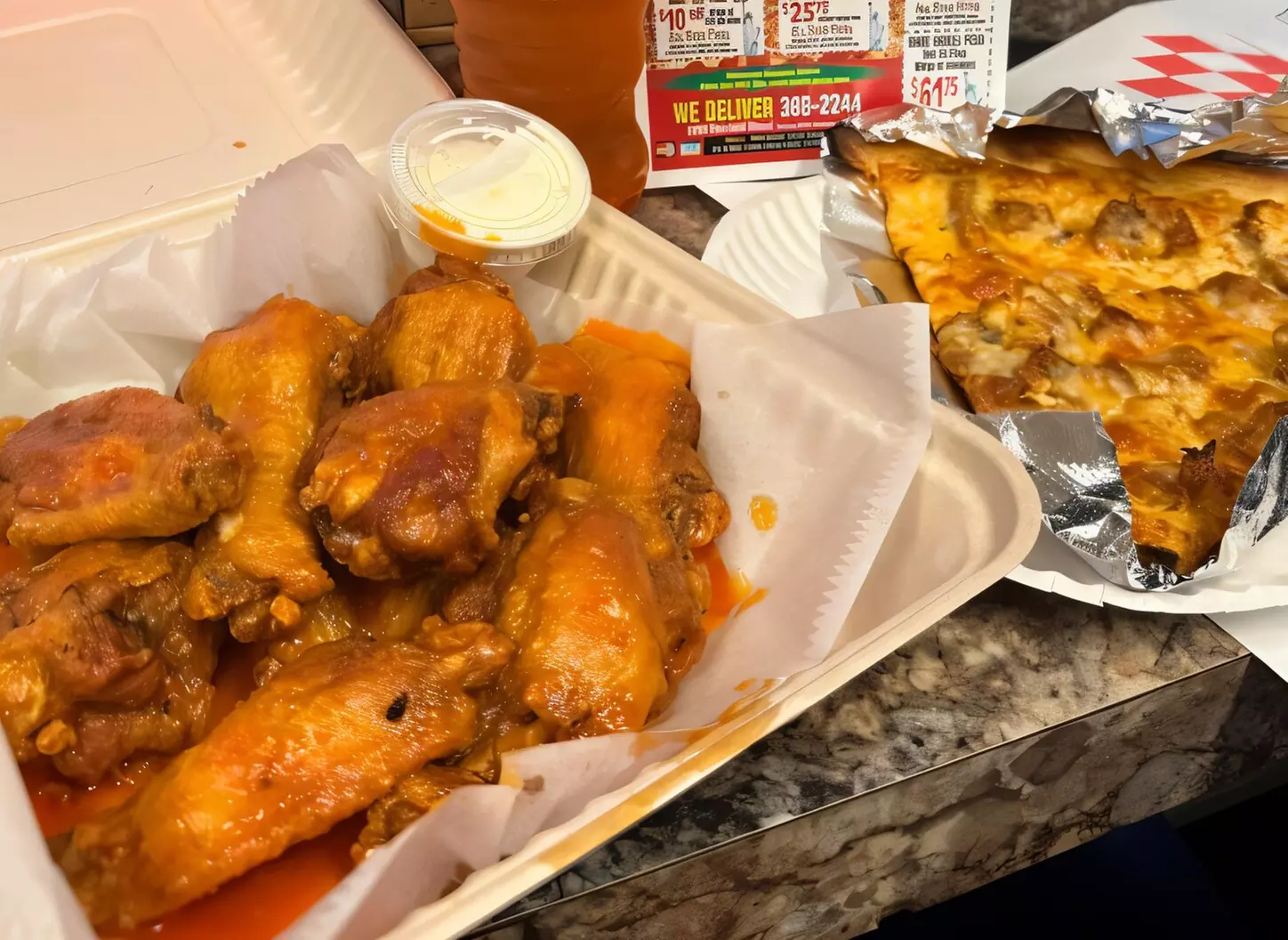 $15.75 For 1 Large Pizza & 10 Wings Or Boneless (Reg. $31.50)