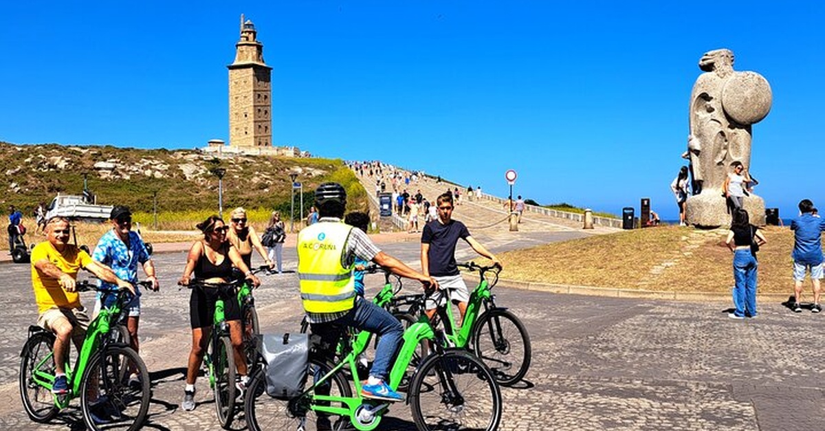 Tour en bicicleta eléctrica por A Coruña con sabor a Galicia