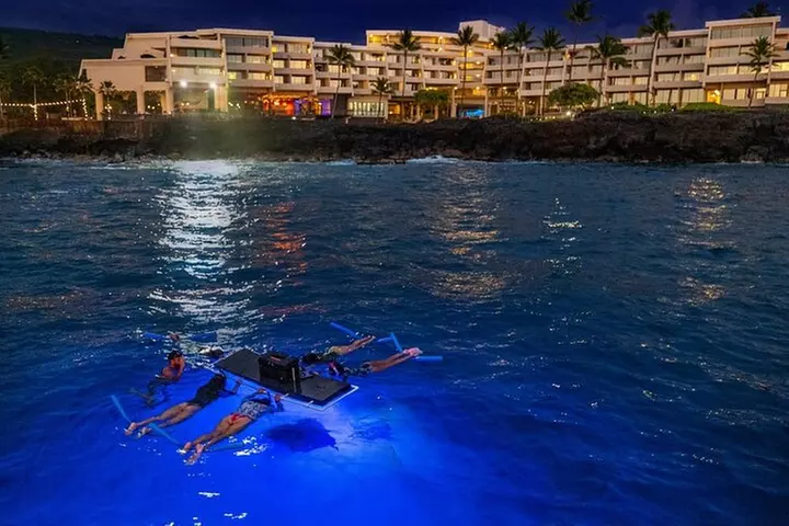 Kona Manta Night Snorkel Adventure: Swim with Majestic Rays - Primary Image