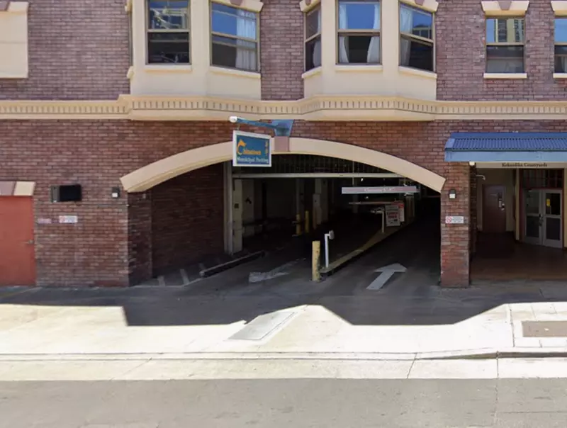 Parking at Kekaulike Courtyards Garage