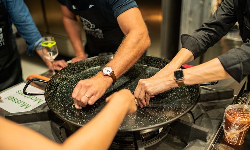 Image 6: Barcelona Paella Cooking Class &amp; Boqueria &amp; Hofmann-Trained Chefs