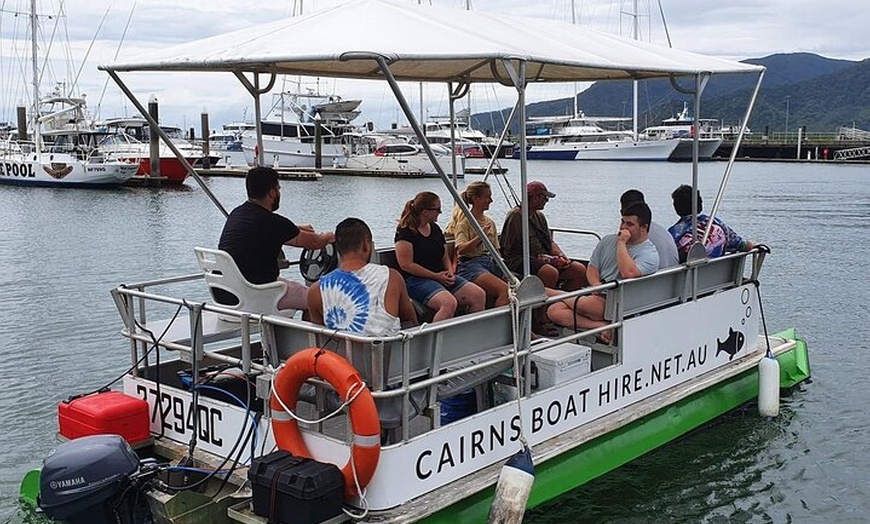 Image 11: Trinity Inlet Self-Drive Pontoon Boat Hire in Cairns