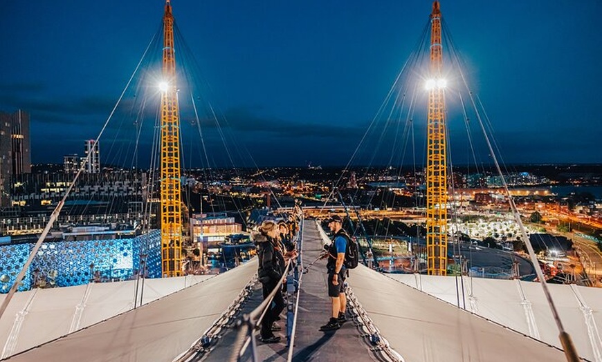 Image 4: Up at The O2:Twilight Climb with Guided Tour with Panoramic Views