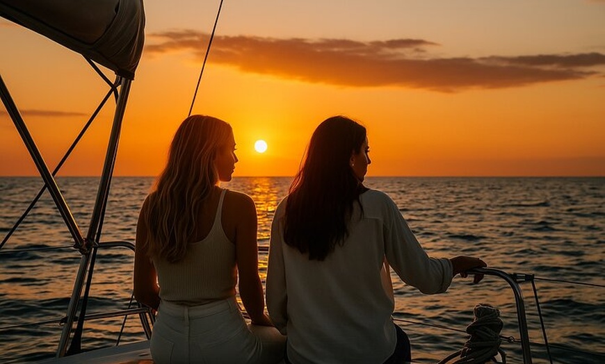 Image 5: Barcelona Sailing Experience 2 hs con aperitivos y bebidas Premium