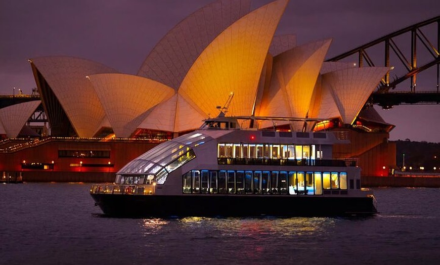 Image 3: Sydney City Night Private Tour with Glass Boat Dinner & Bondi