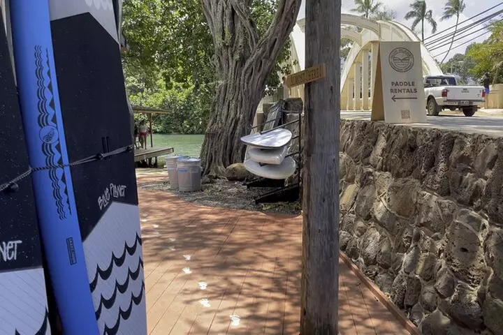 Haleiwa River Paddle Board Rental with Blue Planet Adventure Co.