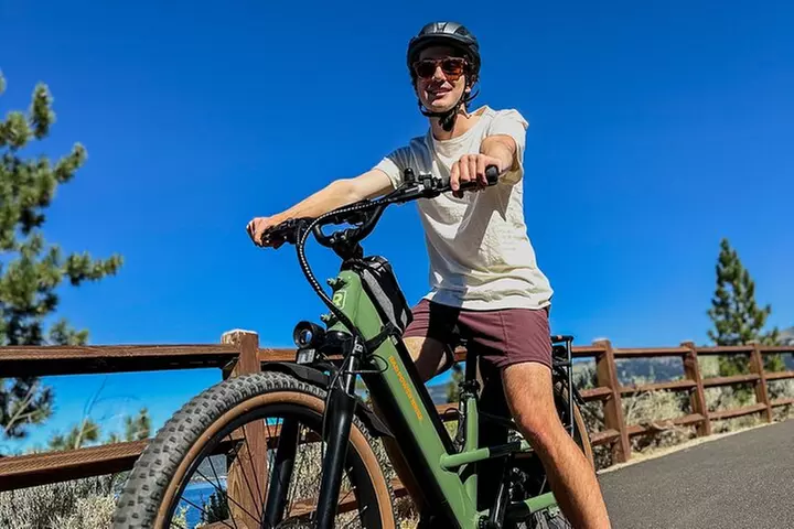 Self Guided E-Bike Tour on Lake Tahoe's East Shore Bike Path