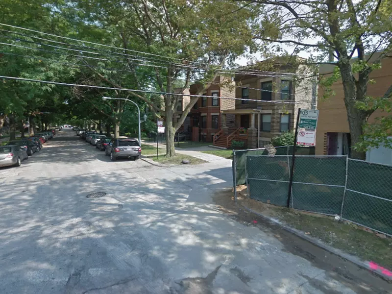 Parking at Alley Entrance - 1342 W. Roscoe St. Lot - Primary Image