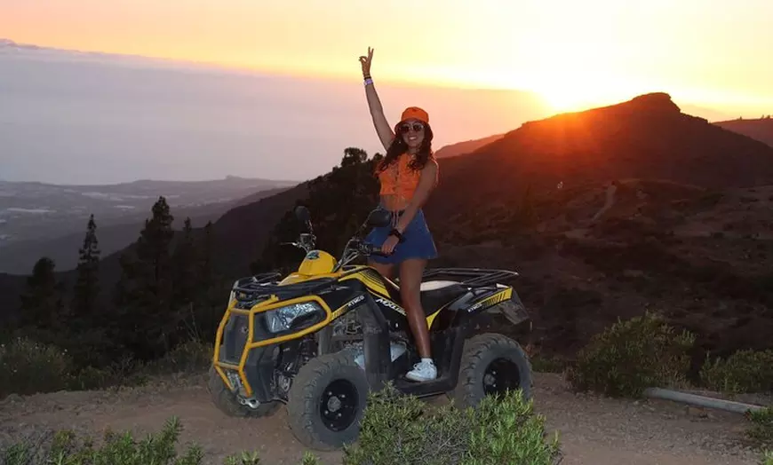 Image 8: Atardecer en quad en el volcán de Tenerife o durante el día
