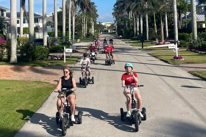 Private Trike and Moped Tour of Downtown Naples Florida