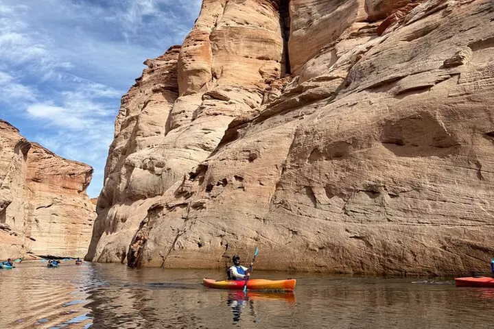 Kayak Antelope Canyon and hike, at Lake Powell