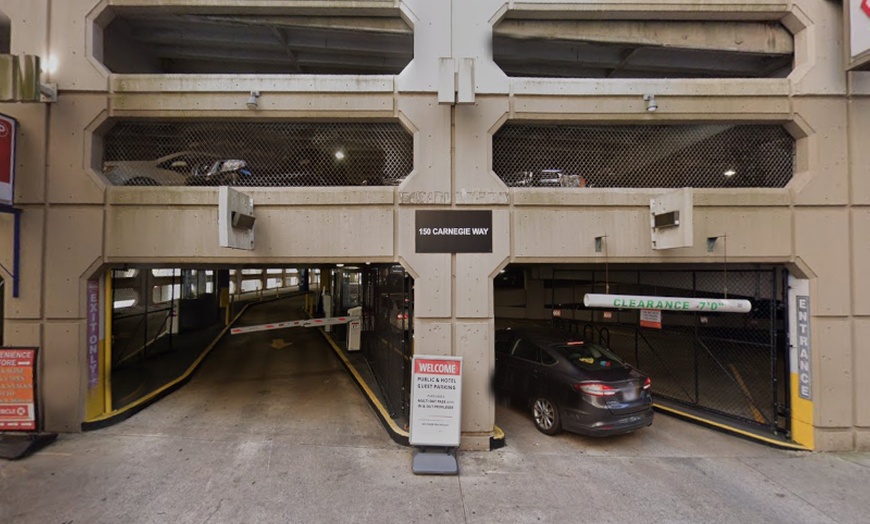 Image 2: Parking at 150 Carnegie Way NW. Garage