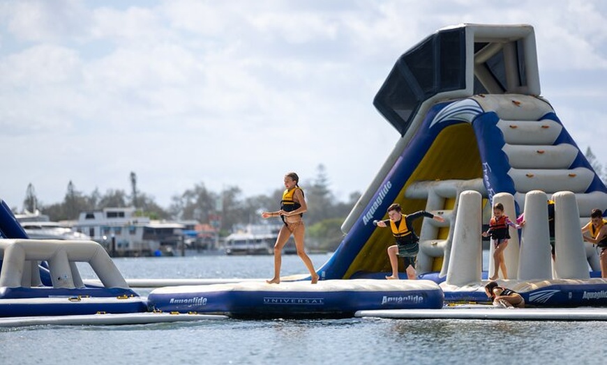 Image 9: 50 Minutes, Southport GC Aqua Park Inflatable Water Activity