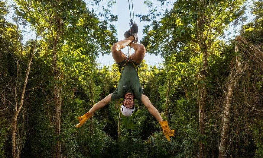 Image 13: ATV Adventure, Interactive Bridges, Ziplines, Cenote and Lunch