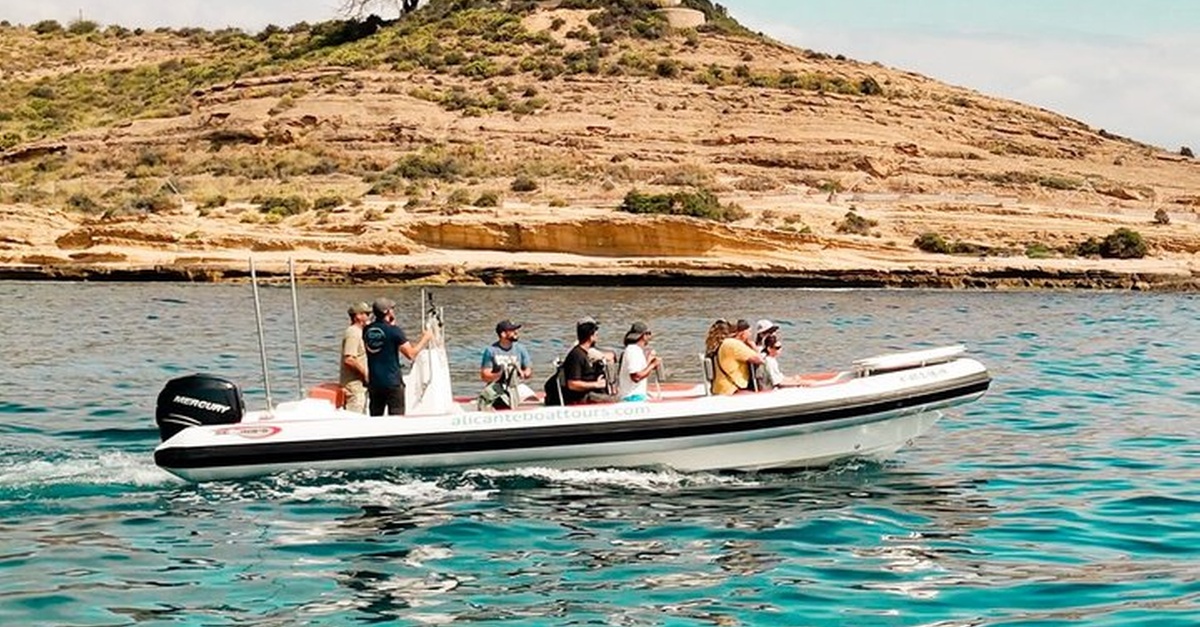 Excursión en lancha rápida por la bahía de Alicante