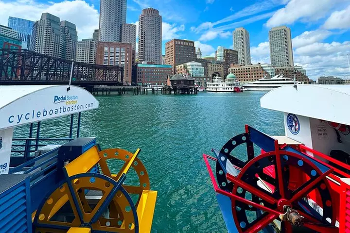 Cycleboat Boston 90 min BYOB Amazing Harbor Private Charters