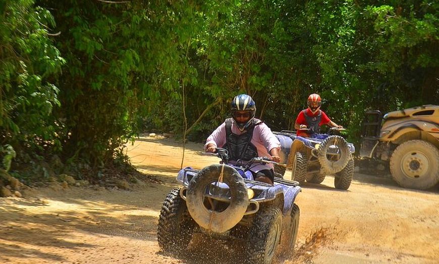 Image 29: ATV Ziplines Aquazip and Bungee Adventure at Cenote