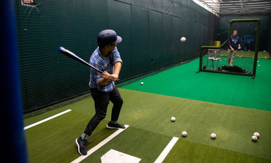 Image 2: $25 For $50 Worth Of 1 Hour Batting Cage Rental