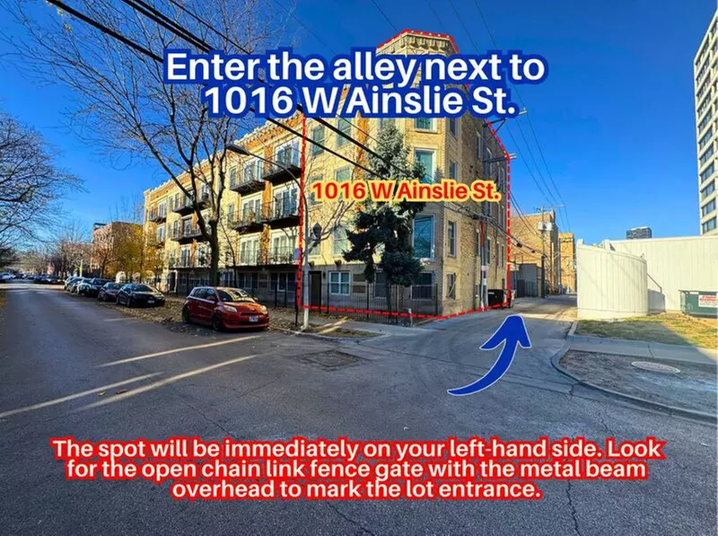 Parking at 4909 N. Kenmore Ave. Lot