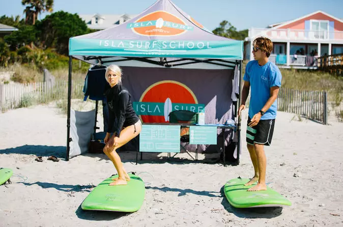 Private Surf Lesson on Folly Beach South Carolina - Primary Image