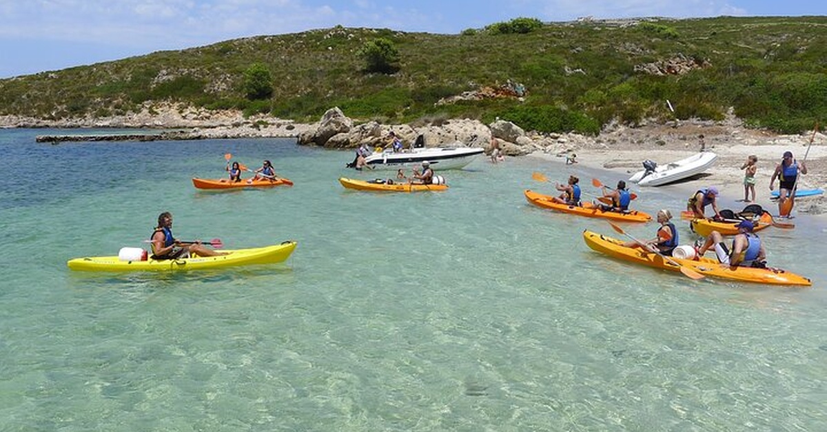 Excursión de kayak y snorkel en la Reserva Marina de Palma de Mallorca