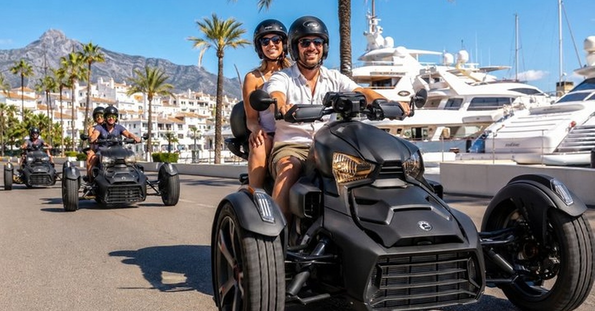 Aventura en Can-Am Ryker de tres ruedas en Marbella