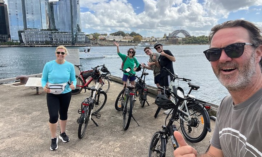 Image 14: Guided Electric Bike Tour of Sydney with Bluetooth helmets