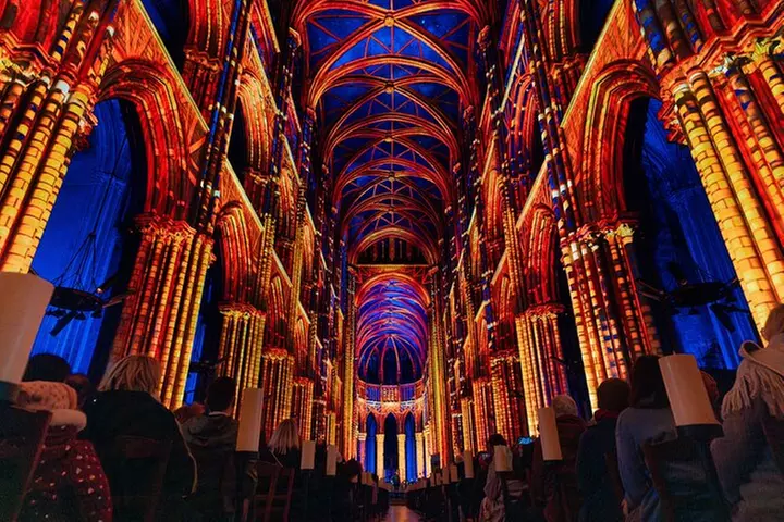 Basilique de Rennes : Spectacle Son et lumière – LUMINISCENCE - Second Medium
