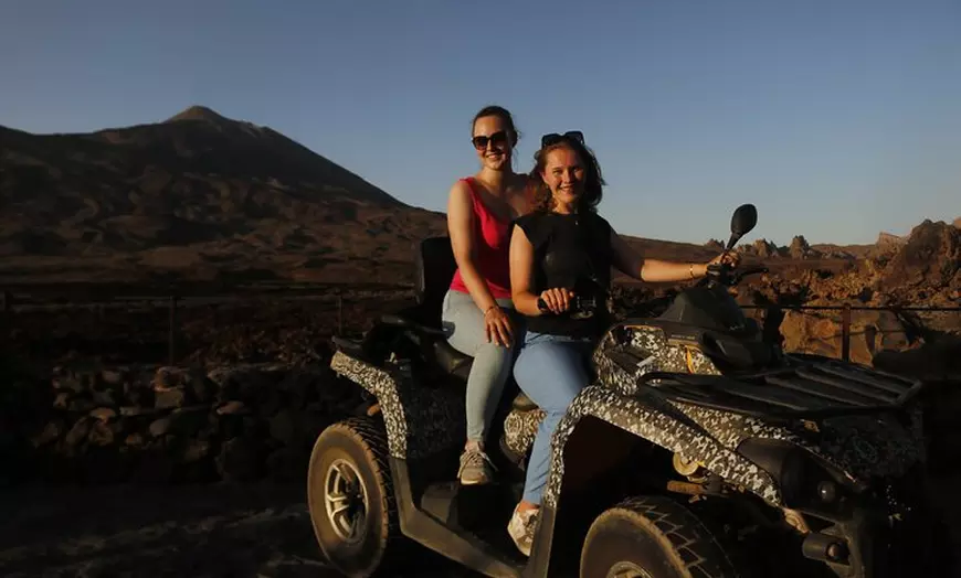 Image 3: Tenerife, excursión en cuadrúplex al atardecer con comida y bebidas