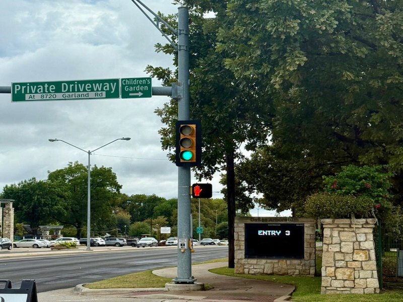 Parking at Entry 3 - Children's Garden